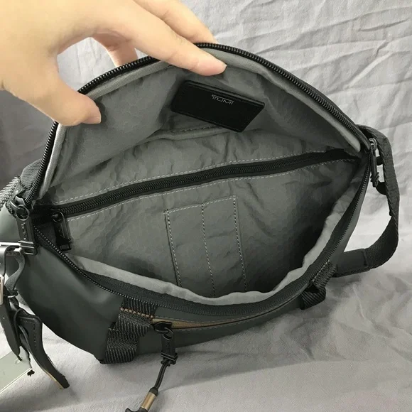 Tumi Alpha 3 Green Crossbody Bag